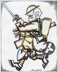 Mars en armure, Lord Hailsham, 1935