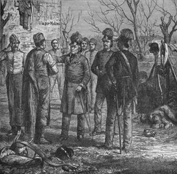 Le maréchal Radetzky après la bataille de Novara, 1902