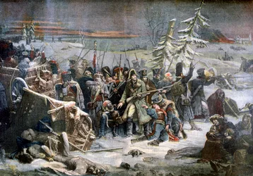 Marshall Ney pendant la retraite de Russie, 1812
