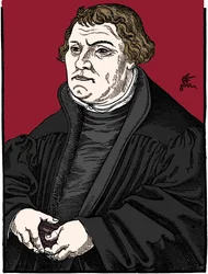 Martin Luther réformateur protestant allemand, 1546
