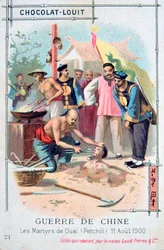 Martyr à Ouai Petchili, Chine, Rébellion des Boxers, 11 août 1900