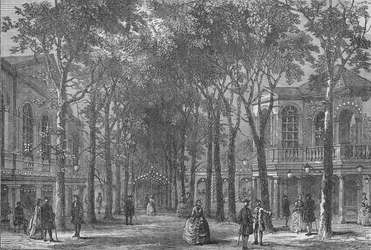 Jardins de Marylebone, Westminster, Londres, 1870-1878