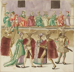 Mascarade, vers 1515