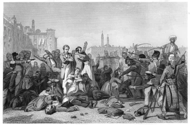 Massacre à Cawnpore, 1857, vers 1860