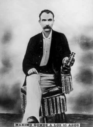 Maximo Gomez 1836-1905, âgé de 45 ans