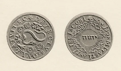 Médaille commémorant la découverte du complot de la poudre à canon, 1605, 1904