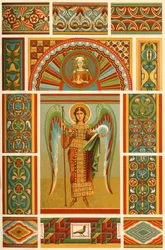 Peinture murale médiévale, 1898