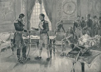 Rencontre de Napoléon et Tolstoï à Paris, 1807, 1896