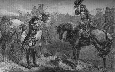 Rencontre de Guillaume III et du duc de Berwick, vers 1694