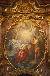 Abbaye de Melk, baptême de Jésus, Melk, Autriche
