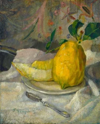 Melon et citron, vers 1900