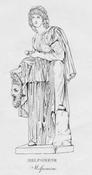 Melpomène, vers 1850