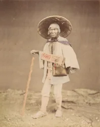 Pèlerin mendiant, années 1870