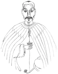 Mianning, empereur de Chine, vers 1850