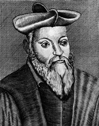 Michel Nostradamus 1503-1556, médecin et astrologue français, 17ème siècle