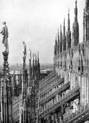 Cathédrale de Milan, Italie, 1926