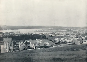 Milford Haven - Vue Générale de la Ville et du Haven, 1895