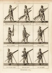 Exercices militaires des mousquetaires