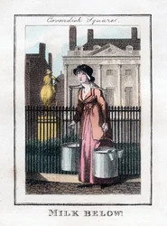 Lait en bas!, Cavendish Square, Londres, 1805