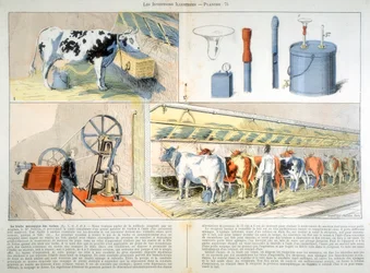 Salle de traite équipée d