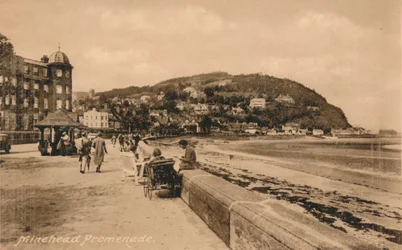 Promenade de Minehead, Somerset, vers 1930s