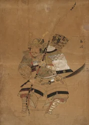 Minemotto Tametomo en armure, 1615-1868