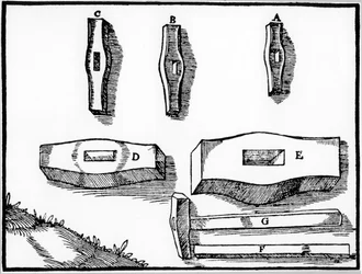 Marteaux de mineurs de différentes tailles, 1556