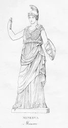 Minerva, vers 1850