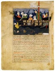 Miniature du Majma al-tawarikh de Hafiz-i Abru. « L