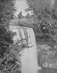 Chutes de Minnehaha, Minn., vers 1897