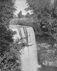 Chutes de Minnehaha, Minneapolis, Minnesota, USA, c1900