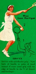 Miss Joan Hartigan - Service, vers 1935