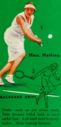 Mme. Mathieu - Revers, vers 1935