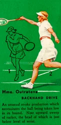 Mme. Outratova - Revers, vers 1935