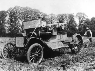 Modèle T Ford avec Conversion Agricole Stephenson, Sussex, 1917