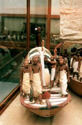 Modèle de bateau, Égyptien ancien, 14e siècle av. J.-C.