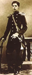 Modeste Moussorgski, compositeur russe, jeune homme, fin des années 1850