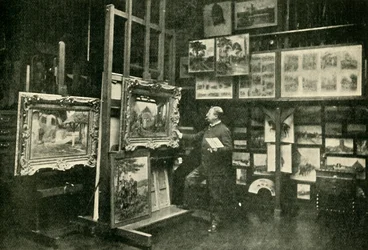 Monsieur Detaille dans son atelier