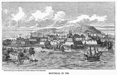 Montréal en 1729, 1877