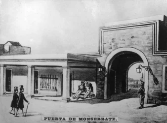 Porte de Montserrate, 1836