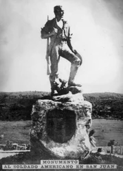 Monument au soldat américain à San Juan Hill