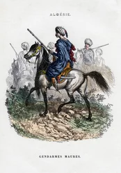 Gendarmes maures, armée française en Algérie