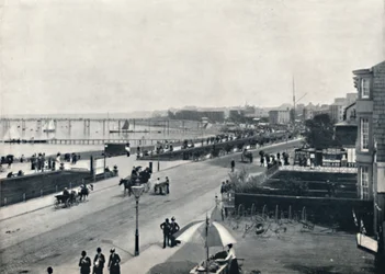 Morecambe - La promenade, 1895