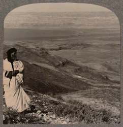 Vue de Moïse sur la vallée de Shittim, vers 1900