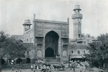 Mosquée de Wazir Khan, Lahore, vers 1942