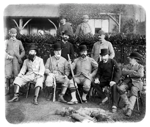 Mount Edgcumbe, Photo de groupe avec Édouard VII, vers 1882
