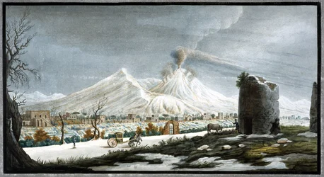 Éruption du mont Vésuve, Royaume de Naples, hiver 1767