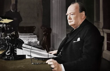 Diffusion du jour de la victoire de M. Churchill, 1945 1955