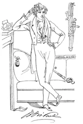 M. Disraeli dans sa jeunesse, 19ème siècle