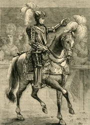 M. Dymoke, Le Champion du Roi, 1881